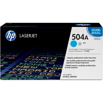 HP Тонер, HP, CE251A Nr. 504A Cyan, 2500 стр (CE251A)