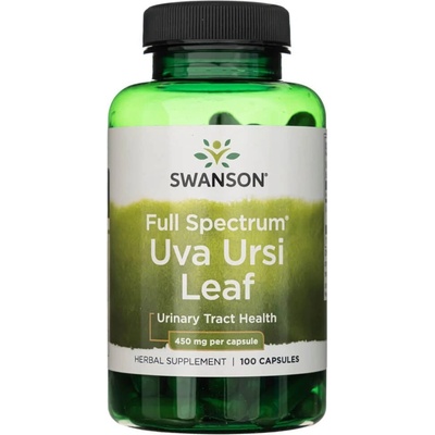 Swanson Uva Ursi Leaf 450 mg 100 kapsúl