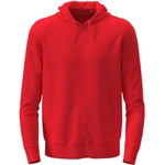 Stedman classic zip hoodie st4500 / Унисекс суичър с цип - алено червен l (st4500srel)