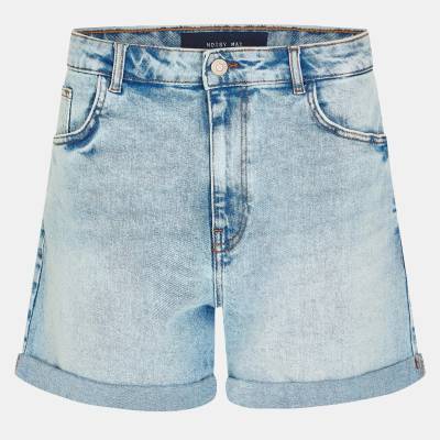 Noisy May Къси панталони Noisy May Women's Heavyweight Denim Shorts - Lt Blue Denim