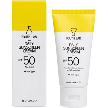 Youth Lab Daily Sunscreen Cream Spf50 Not Tinted All Skin Types Слънцезащитен продукт унисекс 50ml