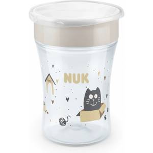 Nuk Чаша NUK - Magic Cup, Cat & Dog 230 ml, 8+ месеца, Бежова (10255684-Бежов)