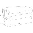 Image 1 of Диван тройка Ingri дамаска сив