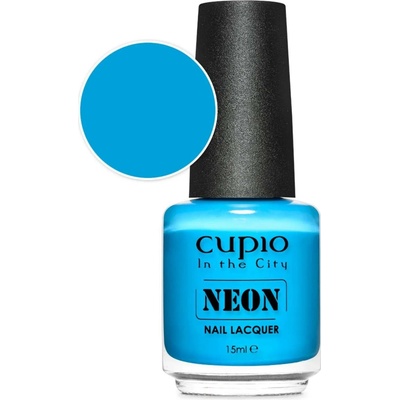 Cupio In The City Neon Amalfi Lak na nehty světle modrý 15 ml
