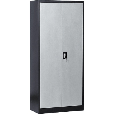 Carmen Метален шкаф Carmen CR-1283 JS - черен-сребърен (3580061)