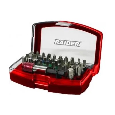 Raider Накрайници и магнитен държач бърз захват 1/4" комплект 32 броя raider