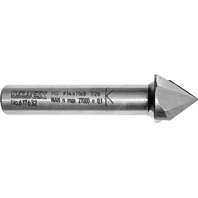 NAREX V-Drážkovací fréza (HSS) O14x50/18mm 90° Stopka O 8mm - 617632