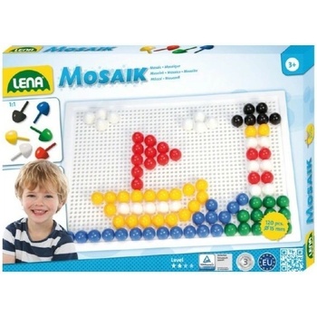 Teddies Mozaika klobouček 1,5cm hladký 120 ks