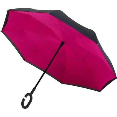 Liberty deštník obrácený C ručka růžový