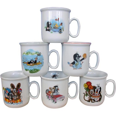 THUN Porcelánový hrnek krtek MIX motivů 160 ml – Zboží Dáma