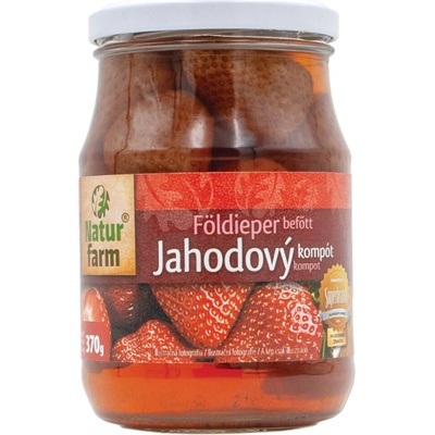 Naturfarm Jahodový kompót 370 g