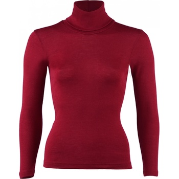 Engel Дамско копринено термобельо Engel Women's Long-Sleeved Roll Neck Silk base layer - Mallow - размер 38/40 (EU) (114-1947-0213)