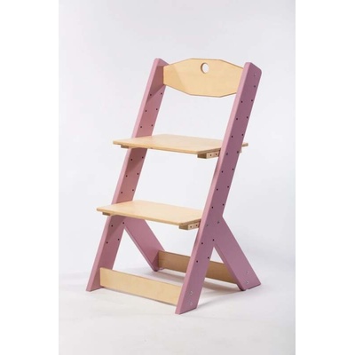 Lucas Wood Style rostoucí židle Omega II lila/přírodní