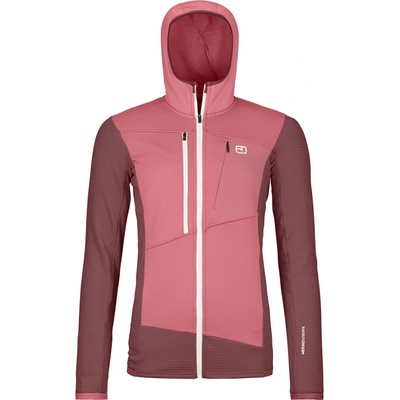 Ortovox dámská mikina Fleece Grid Hoody Women's Mountain Rose