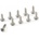 Revtec Кръстат винт с полукръгла глава 3.5x19 неръждаем (10)