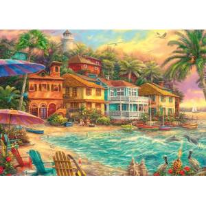 Schmidt Spiele - Puzzle Pinson: Island Life - 1 000 piese