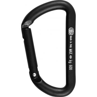 Kong Карабинер за екипировка Kong Mini D Gear carabiner - Black - размер Straight Gate (324-0037-0611)