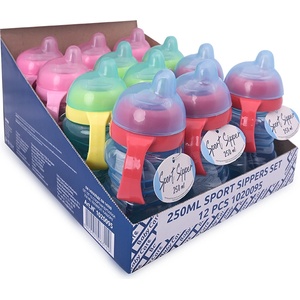 Baby Care СЕТ ОТ 12 СПОРТНИ БУТИЛКИ 250 ml 1020095/1 КАШОН/ (1020095)