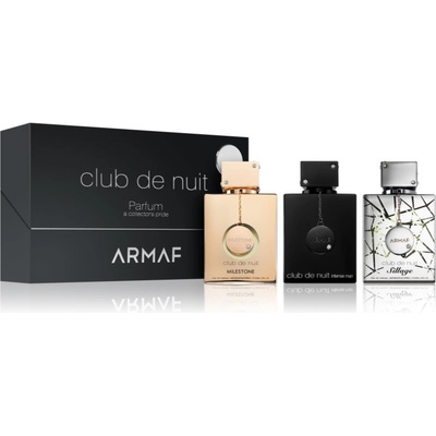 Armaf Club de Nuit Man Intense, Sillage, Milestone подаръчен комплект за мъже унисекс 3x30ml