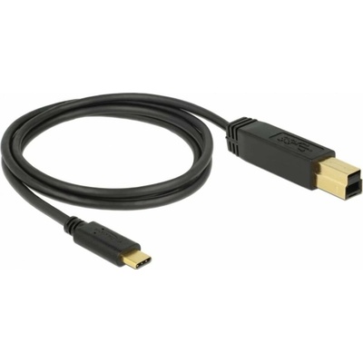 Delock 83675 USB USB C USB B samec 1m černý
