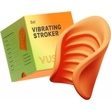 Vush Sol Vibrating Stroker oranžový