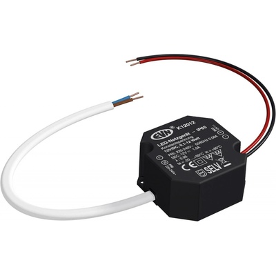 EVN napájecí zdroj 12V/DC 0,1-12W, IP65, 220-240V/AC - K12012