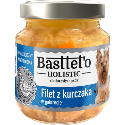 Basttet`o Холистично пилешко филе в желе за кучета 130г
