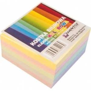 Wektor Glued cube color 85x85mm 5cm