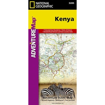 Keňa Adventure Map GPS komp. NGS