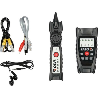 Yato YT-73137 detektor a tester sieťových káblov, sada