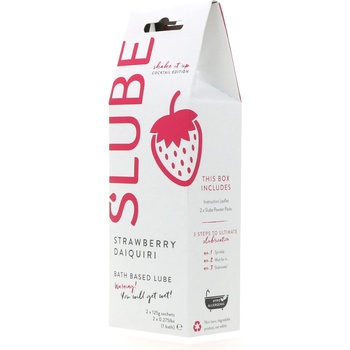 Slube Strawberry Daiquiri Bath Based Lube Warming 2x125g