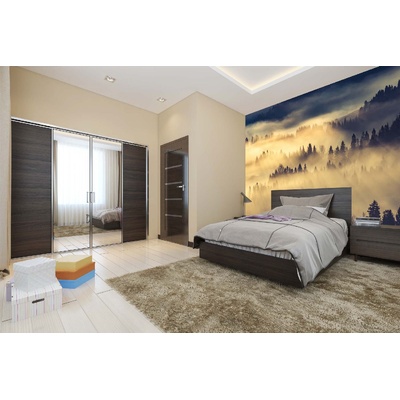 DIMEX ART Самозалепваща се флизелинова фототапета сутрешен горски пейзаж 375 x 250 см