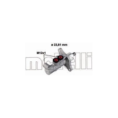 METELLI Hlavný brzdový válec 050776