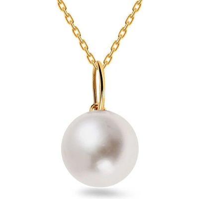 iZlato Forever Jemný perlový přívěsek žluté zlato IZ20366