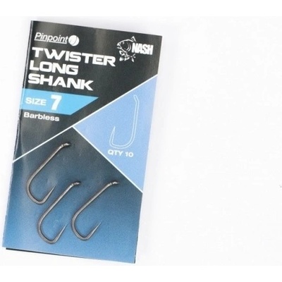 Kevin Nash Pinpoint Twister Long Shank Barbless veľ.4 10ks
