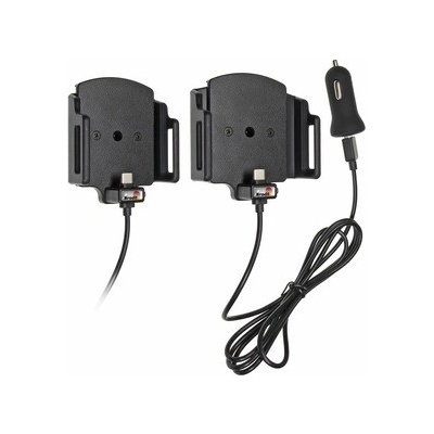 Brodit držák do auta nastavitelný s USB-C a nabíjením z cig. zapalovače/USB š. 62-77 mm, tl. 9-13 521841