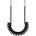 Fisher Price Newell USB-C to USB-C 100W cable, 1.5m, silicone, coiled, black