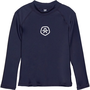 Color Kids Детска плажна тениска от ликра Color Kids Kid's T-Shirt L/S Solid Lycra - Dark Blue - размер 128 (EU) (750-1343-0217)