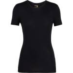 Icebreaker Дамско мериносово термобельо Icebreaker Women's 175 Everyday S/S Crewe Merino base layer - Black (115-0918-0113)
