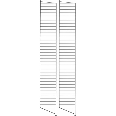String Podlahový panel 200 x 30 cm, Black, 2 kusy, SF20030-13-2