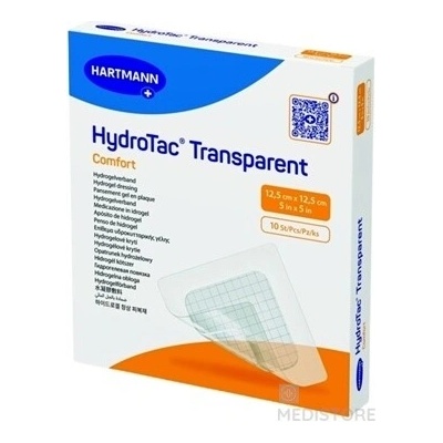 Hydrotac Transparent Comfort Krytie Na Rany hydrogélový obväz, samolepiaci 1x10 ks