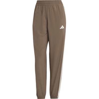 adidas ESSENTIALS 3-STRIPES WOVEN PT hnedá,biela