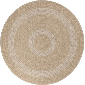 Ayyildiz Бежов кръгъл външен килим ø 120 cm Comilla - Ayyildiz Carpets (COMILLA1201200886BEIGE)
