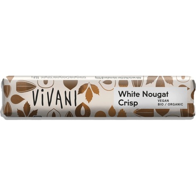 Vivani Čokoláda ryžová BIELA NUGÁTOVÁ BIO 35 g