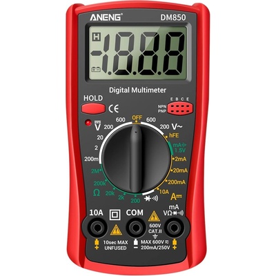 ANENG DM850, цифров мултиметър, AC/DC 600V, 10A (DM850 Multimeter)