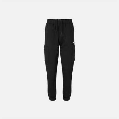 Slazenger Мъжки панталони Slazenger Fleece Cargo Pant Mens - Black