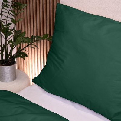 Takoy Povlečení z hladkého mušelínu 140x200 set zelené-HT-01213 | 140x200 cm, 70x90 cm set