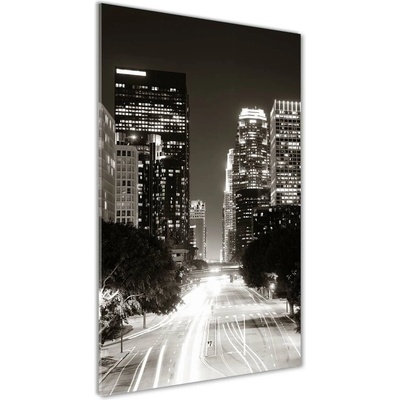 Vertikálny foto obraz sklenený Los Angeles noc 50x100 cm