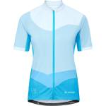 Vaude Дамска фланелка с къс ръкав за колоездене Vaude Women's Posta Full Zip Tricot III Cycling jersey - Aqua - размер 38 (EU) (156-2550-0412)