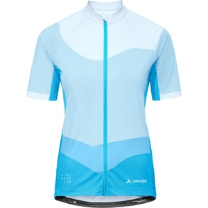 Vaude Дамска фланелка с къс ръкав за колоездене Vaude Women's Posta Full Zip Tricot III Cycling jersey - Aqua - размер 38 (EU) (156-2550-0412)